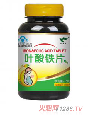 绿健园叶酸铁片