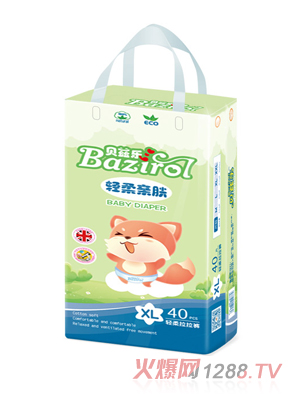 貝茲樂(lè )輕柔拉拉褲XL40