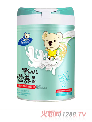 嚶嚶噯嬰幼兒營(yíng)養米粉-雞內金山楂百合 罐裝