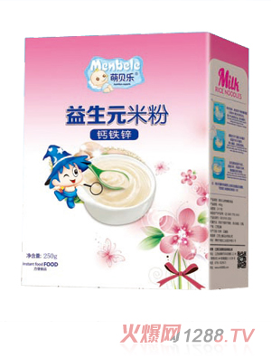萌贝乐益生元米粉-钙铁锌-盒装