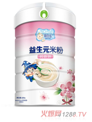 萌贝乐益生元米粉-钙铁锌听装