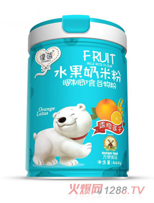 僮蓓水果奶米粉-香橙蓮子