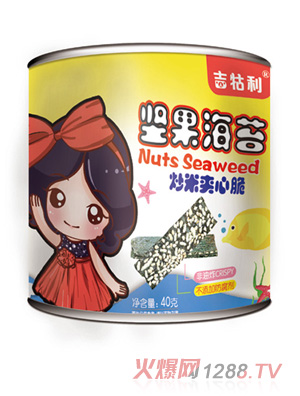 吉牯利見(jiàn)過(guò)海苔-炒米夾心脆