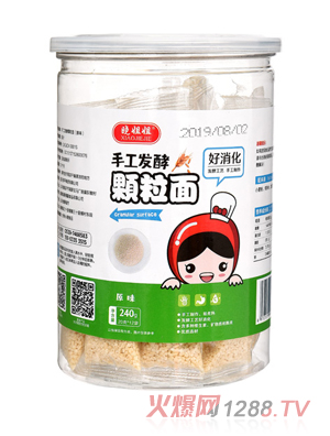 晓姐姐手工发酵原味颗粒面