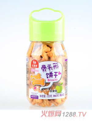 匯嬰寶骨頭形餅干-蘋(píng)果味