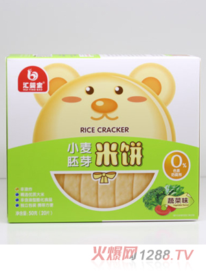 汇婴宝小麦胚芽米饼-蔬菜味