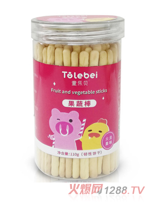 童樂貝果蔬棒火龍果味