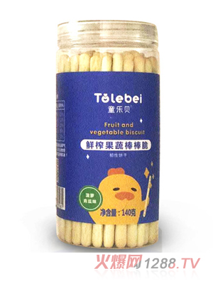 童樂(lè )貝鮮榨果蔬棒棒脆菠蘿青瓜味