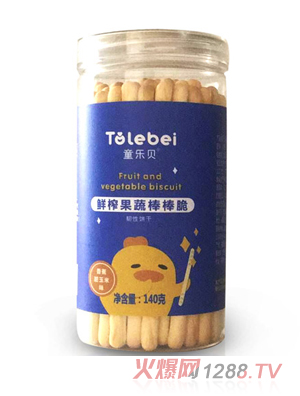 童樂(lè )貝鮮榨果蔬棒棒脆香蕉甜玉米味