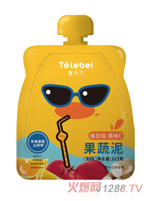 童樂(lè )貝果蔬泥香橙山藥味