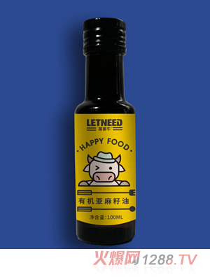莱莱牛有机亚麻籽油100ml