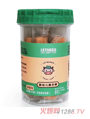 莱莱牛磨牙棒（果蔬味）80g