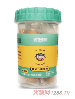 莱莱牛磨牙棒（香蕉味）80g