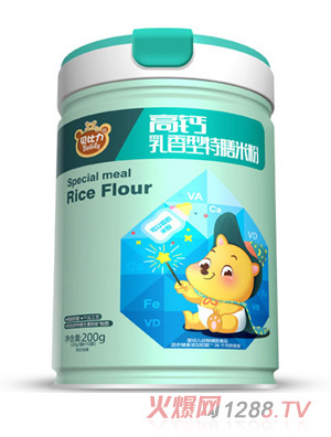 贝比力高钙乳香型特膳米粉