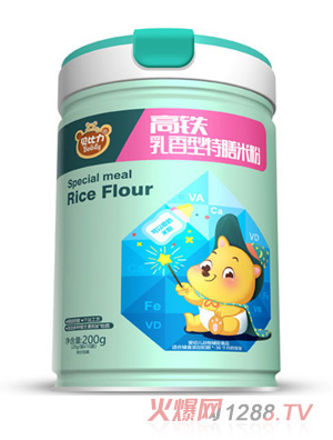 贝比力高铁乳香型特膳米粉