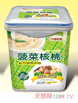 今福貝健配方營(yíng)養米粉-菠菜核桃