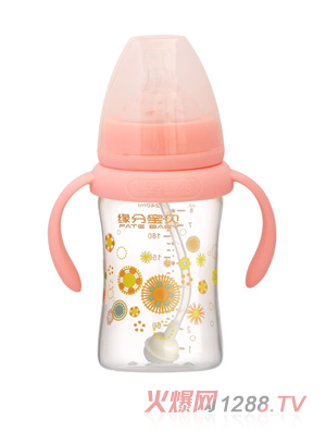 緣分寶貝PPSU奶瓶3002粉色