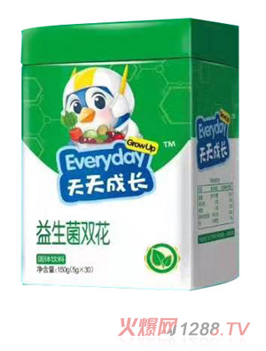 绿健园天天成长益生菌益生菌双花固体饮料