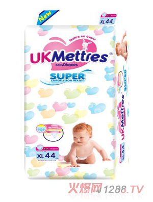 UKMETTRES紙尿褲XL44