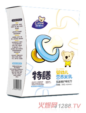 嘤嘤嗳特膳婴幼儿米乳乳酸菌护畅配方盒装
