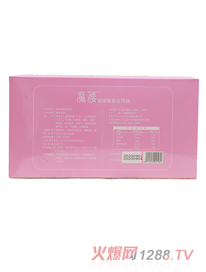 肖太医魔腰诺丽果复合饮品 背面
