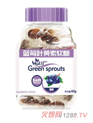 小綠芽藍莓葉黃素軟糖