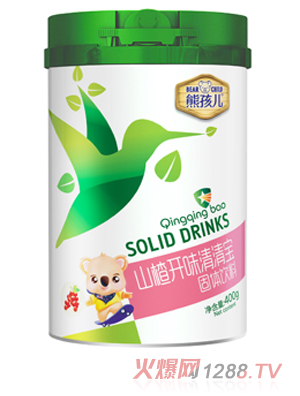 熊孩儿山楂开味清清宝 听装
