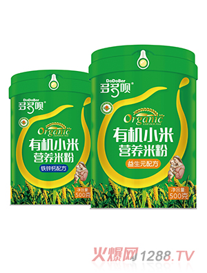多多呗有机小米营养米粉500g