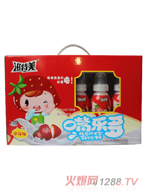 滋特美嘴樂(lè )多兒童成長(cháng)型乳飲料 10瓶箱裝 紅色