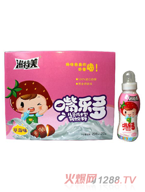 滋特美嘴樂(lè )多兒童成長(cháng)型乳飲料 草莓味
