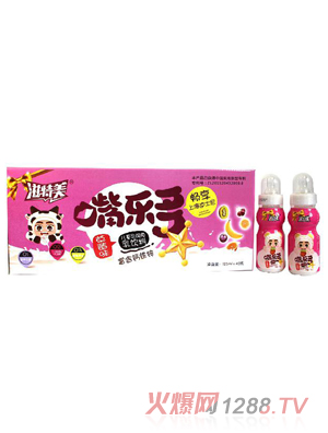 滋特美嘴樂(lè )多兒童乳酸菌乳飲料 草莓味40瓶裝 粉色