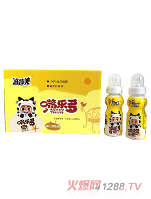 滋特美嘴乐多儿童乳酸菌乳饮料 成长型原味20瓶装 黄色