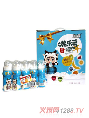 滋特美嘴樂(lè )多兒童乳酸菌乳飲料 原味 20瓶箱裝藍色