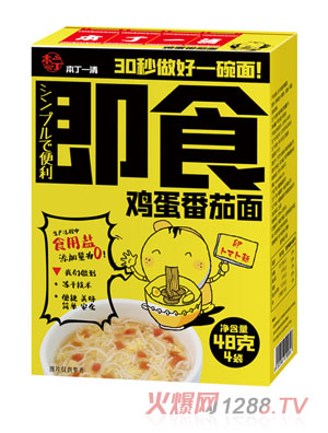 本丁即食鸡蛋番茄面