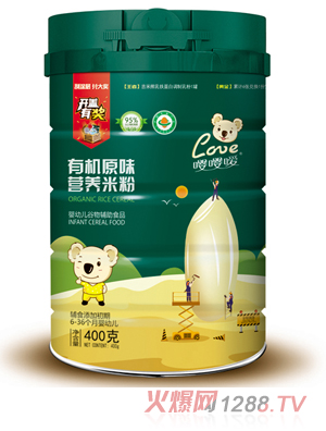 嚶嚶噯有機原味營(yíng)養米粉 聽(tīng)裝