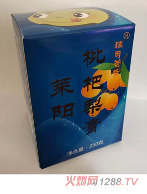 瑞司爸爸莱枇杷阳梨膏 250g