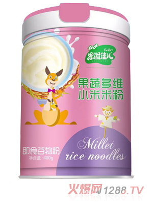 恩溢佳兒果蔬多維小米米粉 聽(tīng)裝