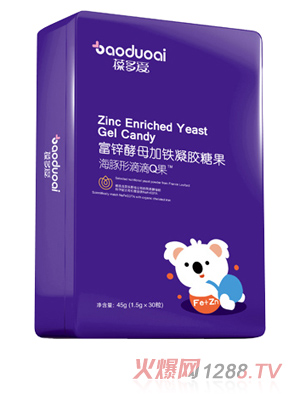 葆多愛(ài)酵母富鋅加鐵滴滴Q果