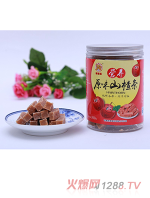 糖糖猫原味山楂条260g罐装