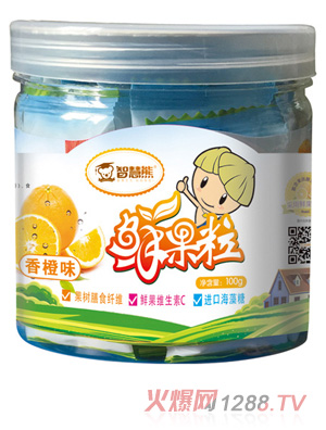 智慧熊鮮果粒 香橙味