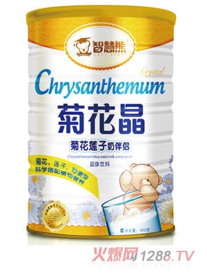 智慧熊菊花晶 菊花蓮子奶伴侶