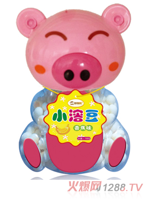 智慧熊小溶豆 粉色小豬