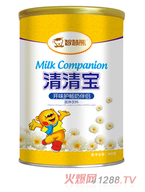 智慧熊清清寶 開(kāi)味護暢奶伴侶
