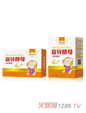 智慧熊富鋅酵母凝膠糖果 紙盒裝