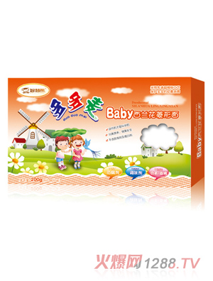 智慧熊多多麥Baby西蘭花菱形面