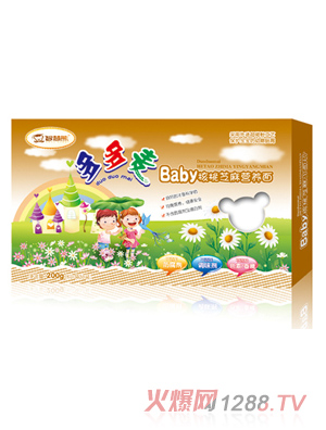 智慧熊多多麥Baby核桃芝麻營(yíng)養面