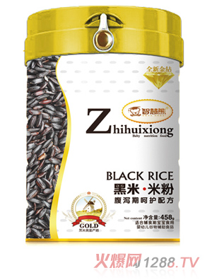 智慧熊黑米米粉 腹瀉期呵護配方 聽(tīng)裝