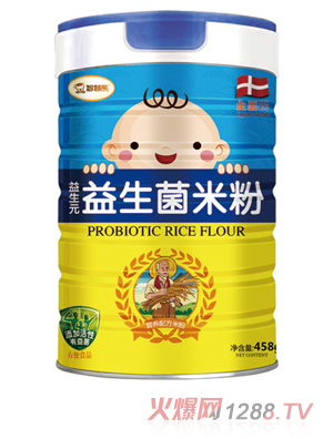 智慧熊益生元益生菌米粉 聽(tīng)裝