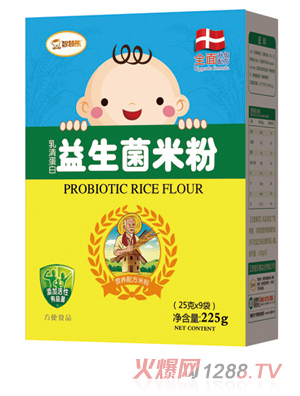 智慧熊乳清蛋白益生菌米粉 盒裝