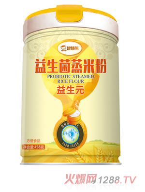 智慧熊益生菌蒸米粉 益生元 聽(tīng)裝